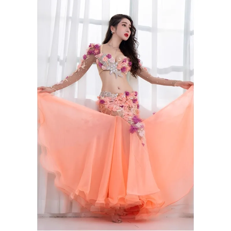Ethnic Fashion India - تخصيص ملابس رقص البطن أداء زي