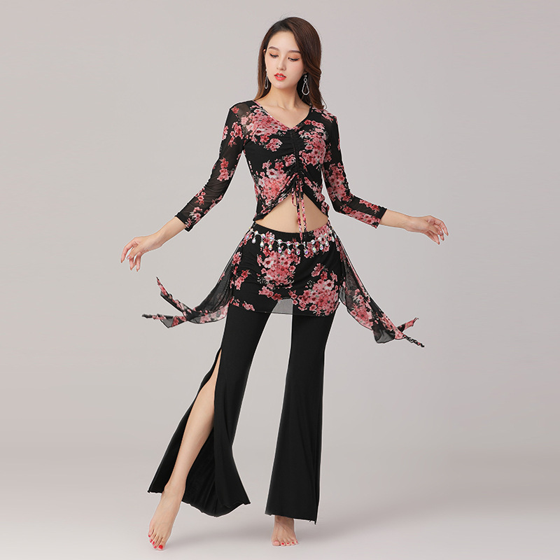 طقم تدريب رقص البطن: بنطلون وا - مراجعة Ethnic Fashion India وسعره