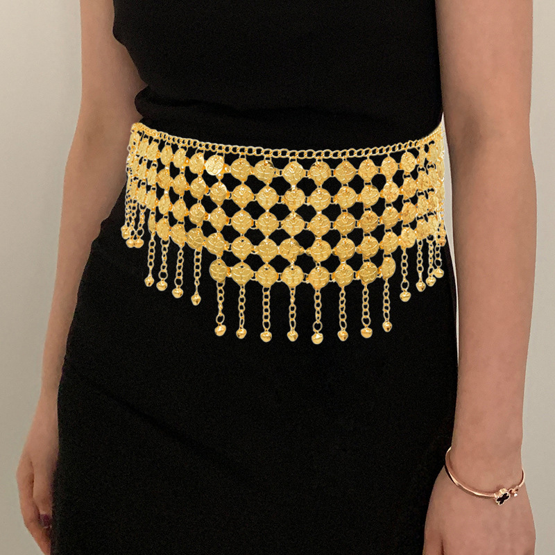 سلسلة خصر بشرابة معدنية للنساء - مراجعة Ethnic Fashion Co In وسعره