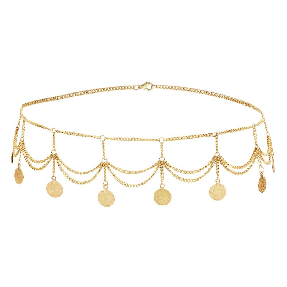 خمر عملة قلادة معدنية الجسم سل - مراجعة Ethnic Fashion Co In وسعره