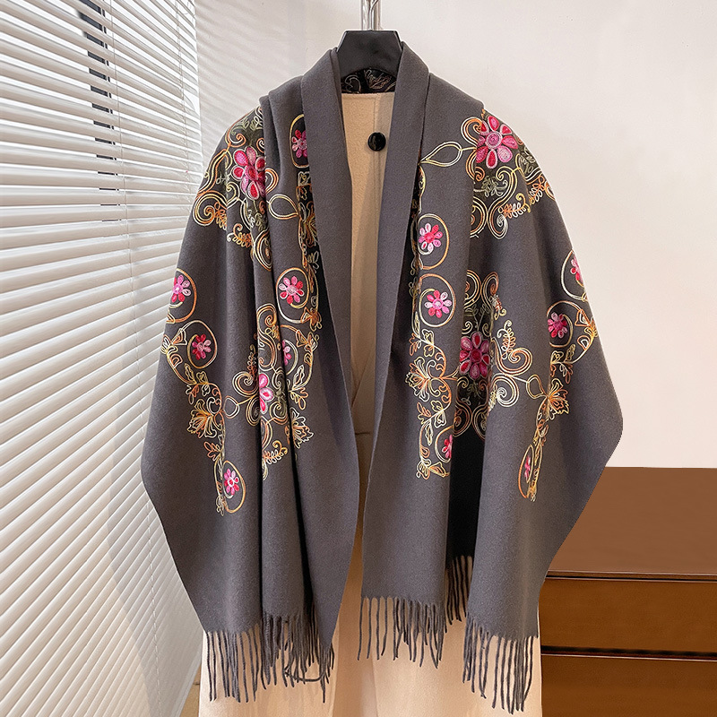 شال نسائي بتصميم عرقي عتيق مطر - مراجعة Go Ethnic Fashion وسعره