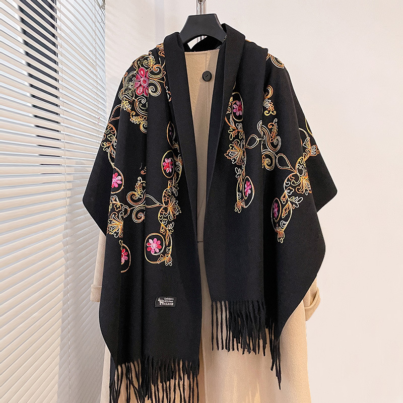 شال نسائي بتصميم عرقي عتيق مطر - مراجعة Go Ethnic Fashion وسعره