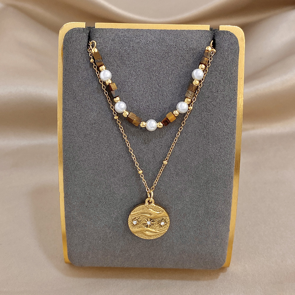 قلادة خرز عين النمر بتصميم ريت - مراجعة Ethnic Fashion Co In وسعره